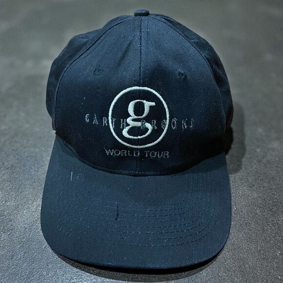 Garth Brooks World Tour Official Merch Vintage Black Snapback Unisex One Size - Picture 1 of 7